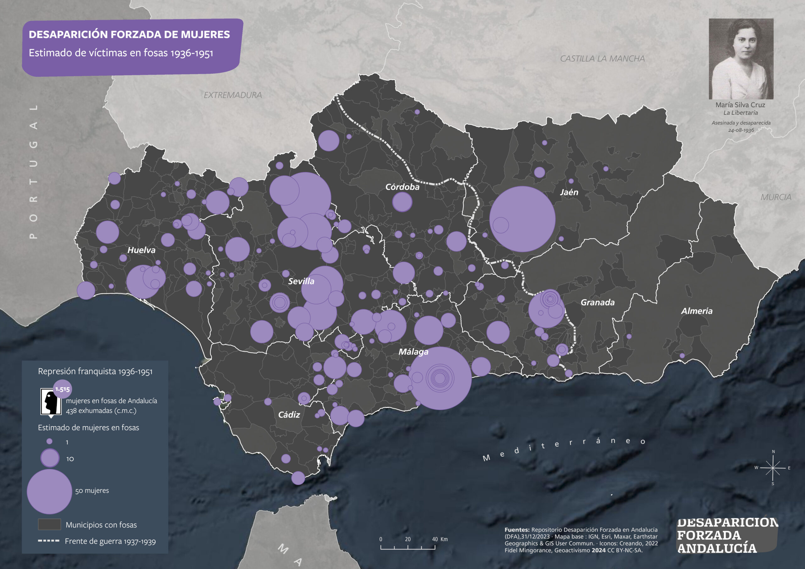 Desaparición forzada de mujeres en Andalucía 1936-1951