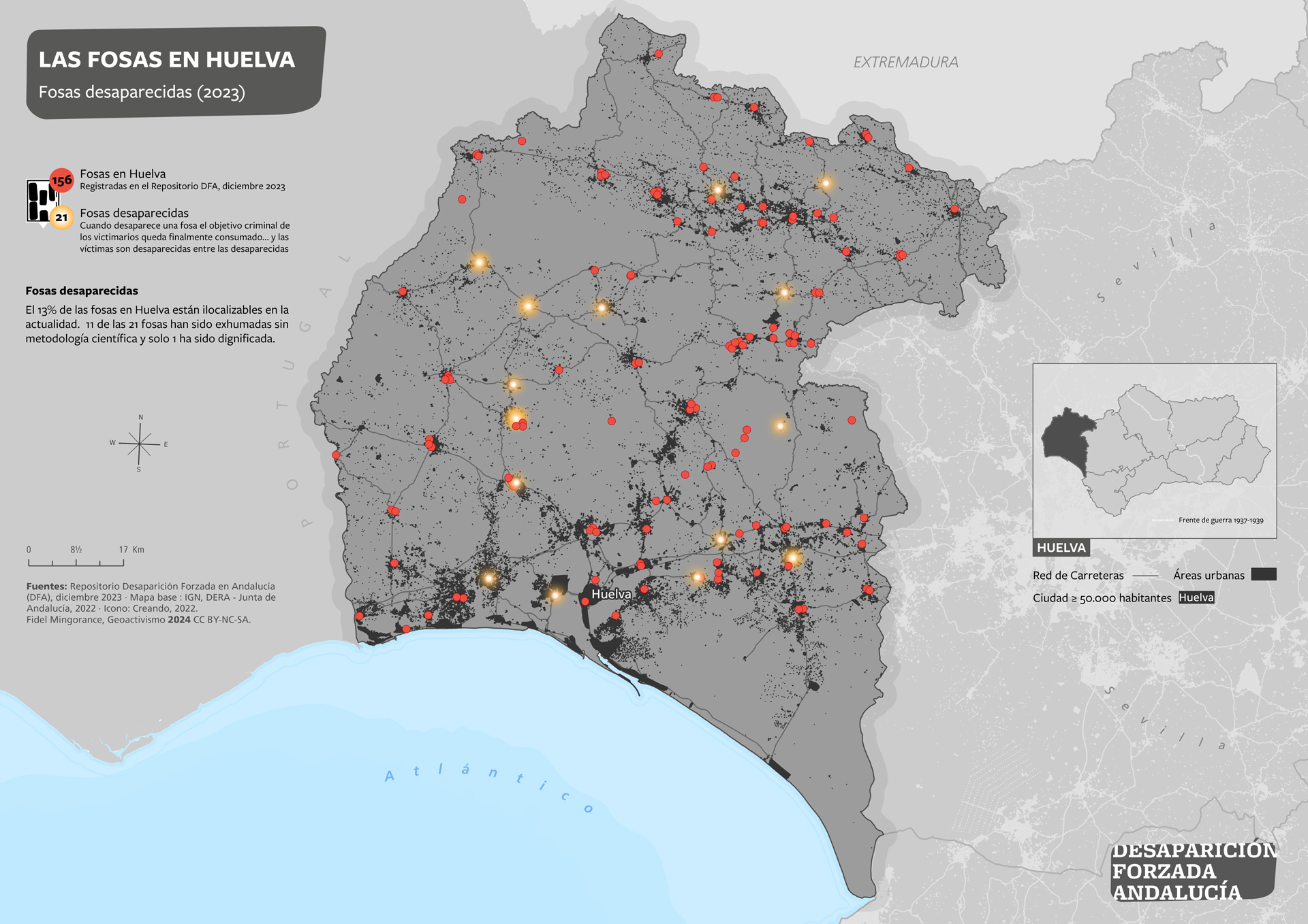 Las fosas en Huelva. Fosas desaparecidas (2023)