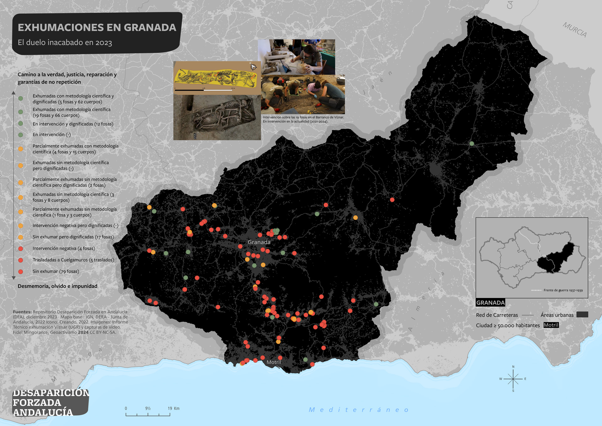 Exhumaciones en Granada. El duelo inacabado en 2023