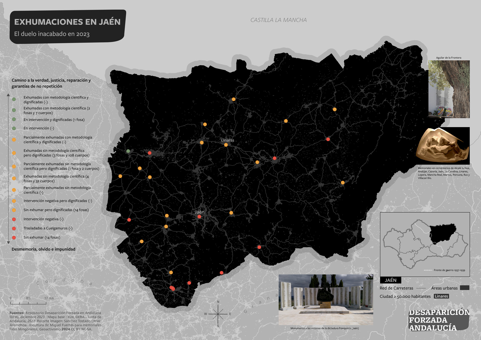 Exhumaciones en Jaén. El duelo inacabado en 2023