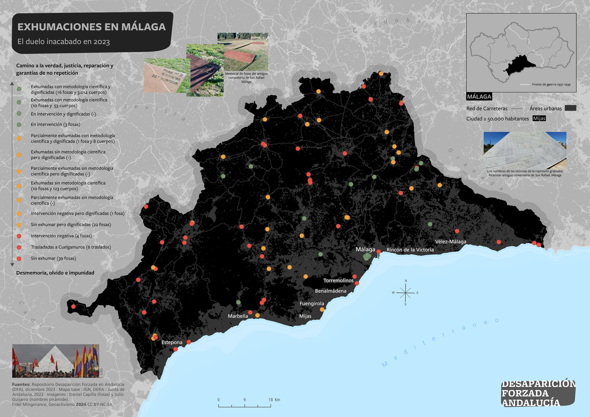 Exhumaciones en Málaga. El duelo inacabado en 2023